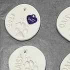 r/crafts - Will the paint melt away if I place a dog tag in oven-bake-clay? Or should it be glued in afterwards?