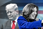 Donald Trump and Kamala Harris