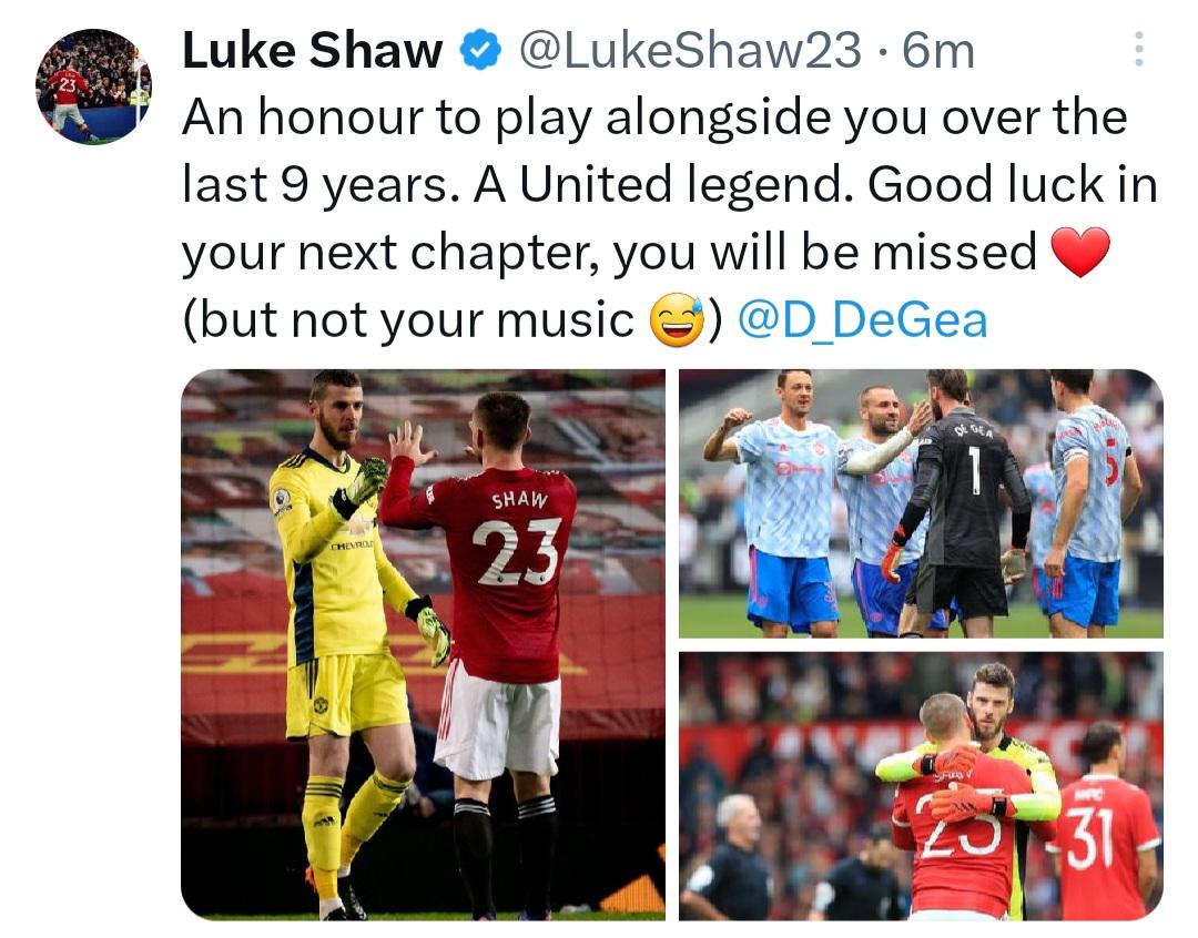 r/reddevils - Luke Shaw on Twitter