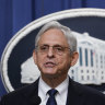 US Attorney General Merrick Garland.