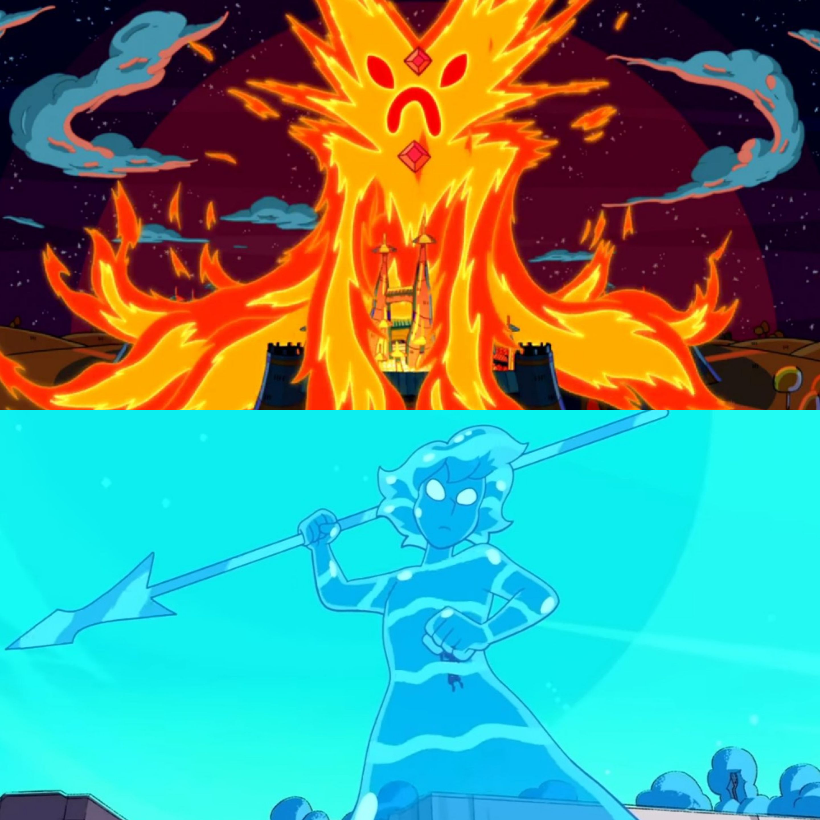 r/stevenuniverse - Who would win in a fight? Lapis Lazuli (from Steven Universe) vs Flame Princess (from Adventure Time.)