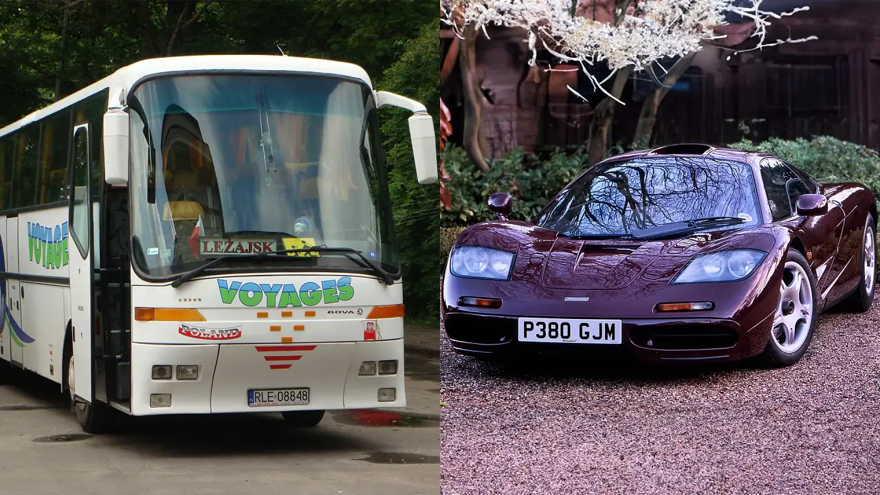 A McLaren and a bus? Five supercars that share parts with everyday vehicles