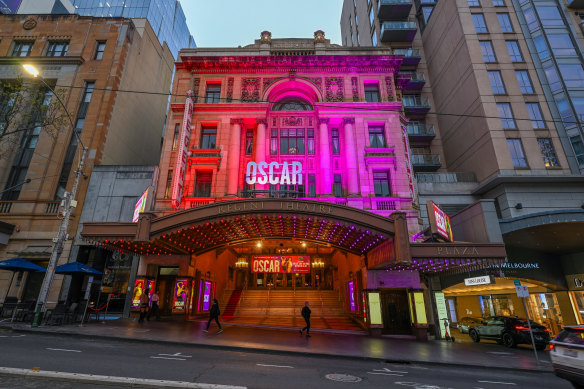 The century-old theatre is estimated to be worth between $40 million and $50 million. The City of Melbourne owns a 51 per cent stake.