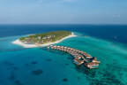 Avani + Fares sits on a naturally occurring island 40 minutes by seaplane from Male.