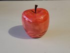 r/woodworking - Hand Carved apple that I made for my wife who is starting a new teaching career.