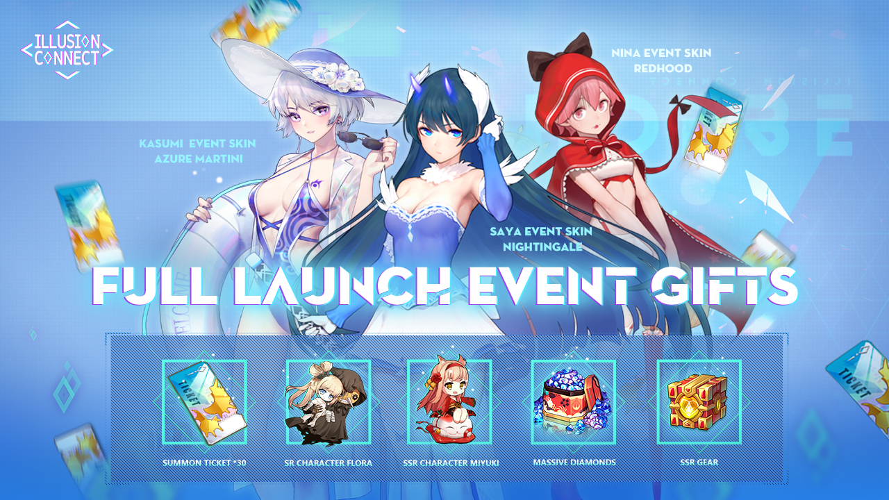 r/gachagaming - Illusion Connect Global Launch Event Gifts