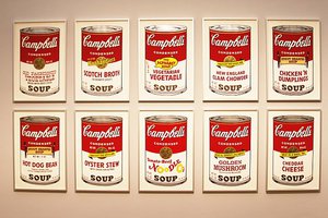 Campbell Soup by Andy Warhol   The Great Graphic Boom expo   Staatsgalerie   Stuttgart   Germany 2017