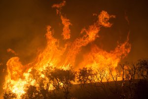 California wildfire season is a series of wildfires that are burning across the state of California, Jan. 2, 2019.