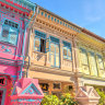 Stunningly preserved Peranakan houses... a symbol of Singapore.