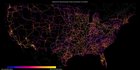 r/dataisbeautiful - I made maps of the United States transmission grid - details in comments