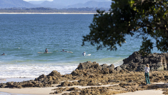 Generic Surfing, Surf, Beach, Surf Board, The Pass Byron Bay. 