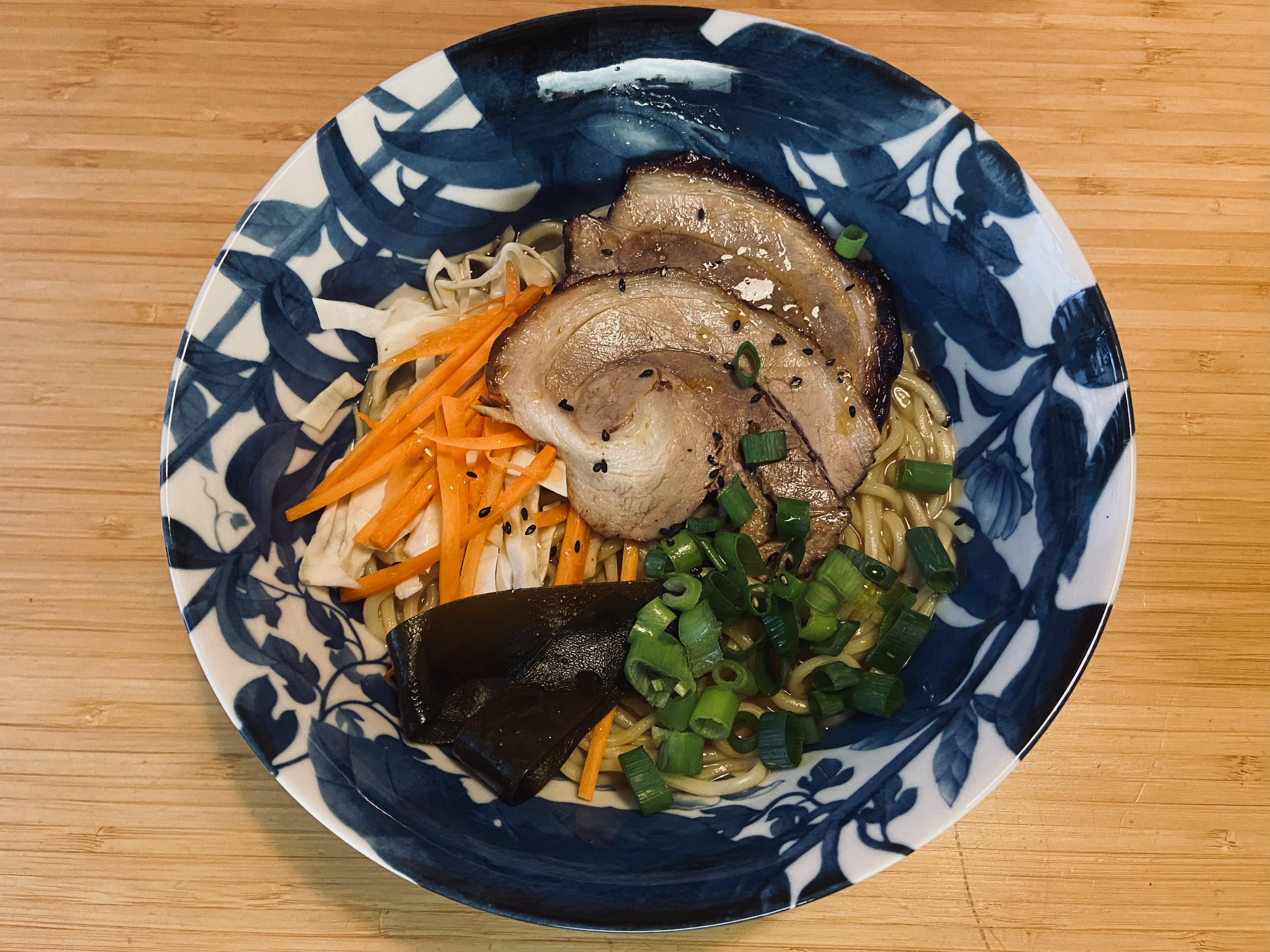 r/ramen - Shoyu Tori Paitan Ramen by a Newbie