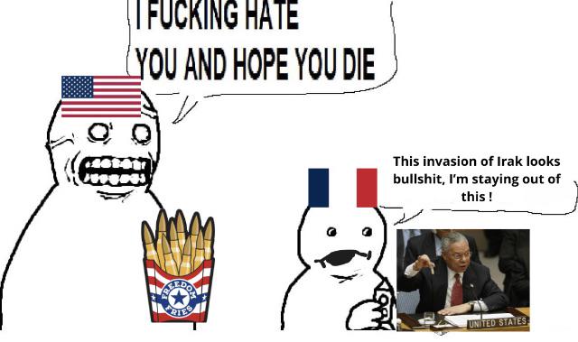 r/HistoryMemes - Origin of french-bashing 