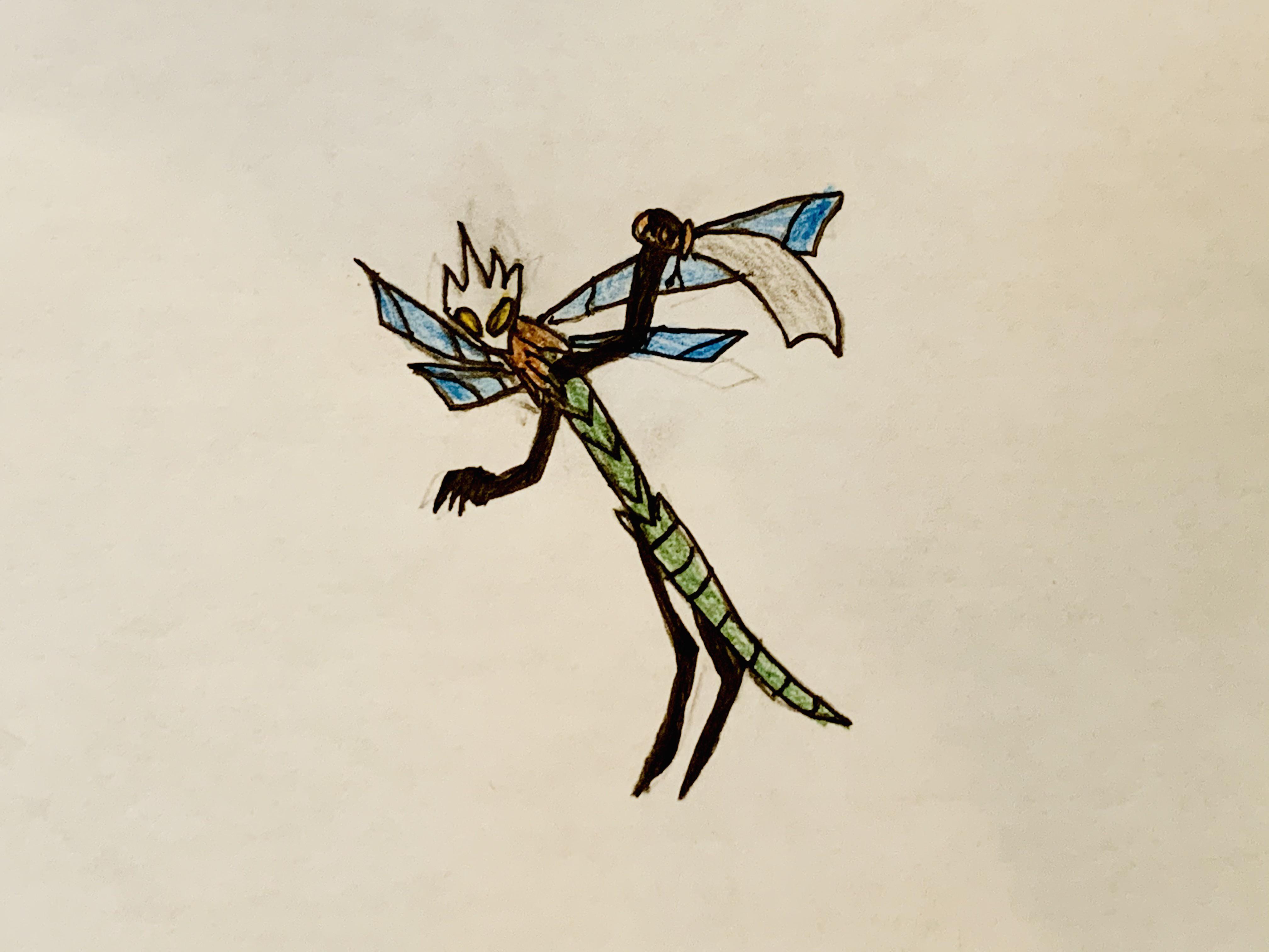 r/HollowKnightStrength - Slayer’s Glade enemy: Dragonfly Warrior