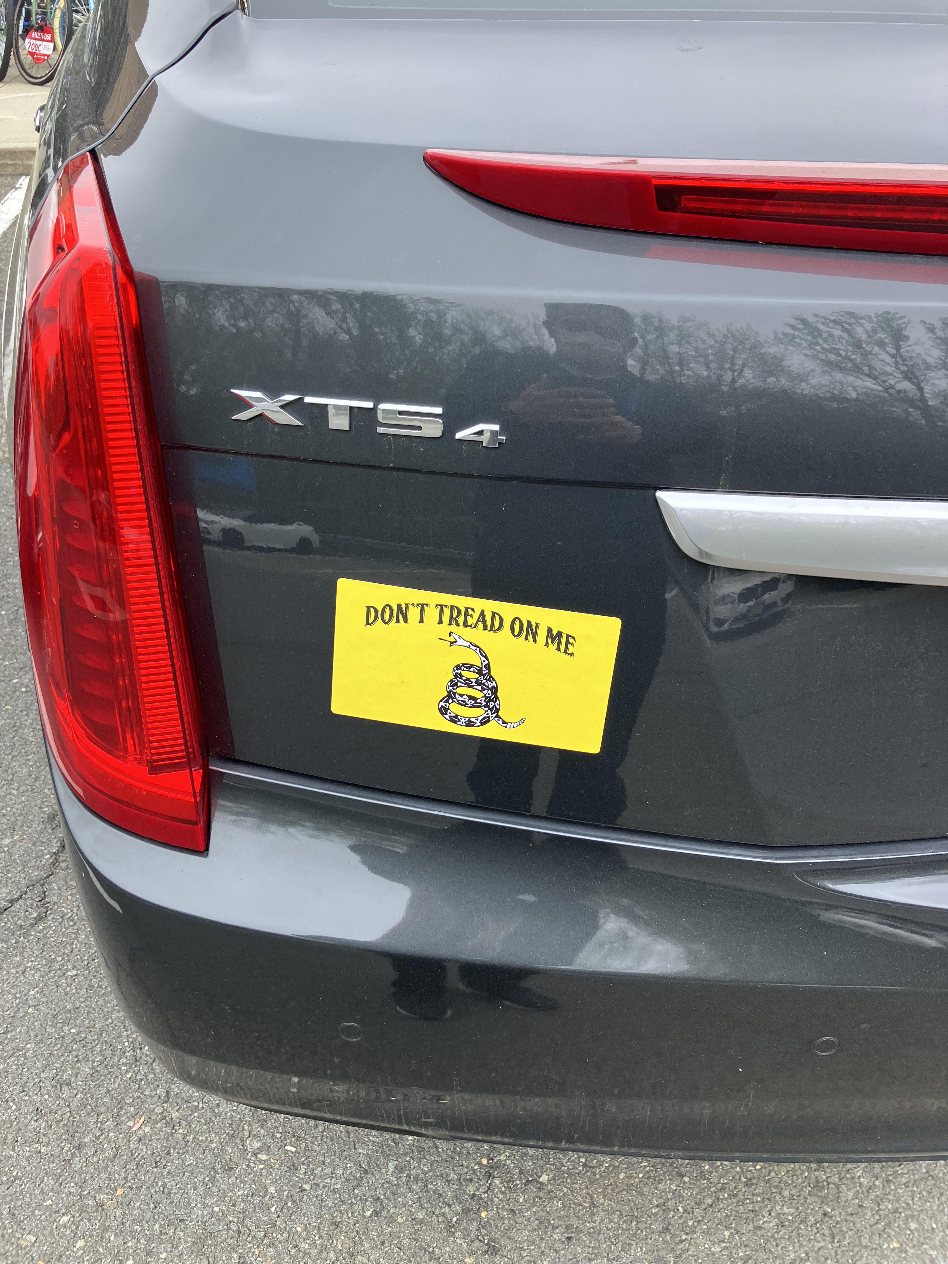 r/Bumperstickers - You drive a Cadillac. No one is treading on you