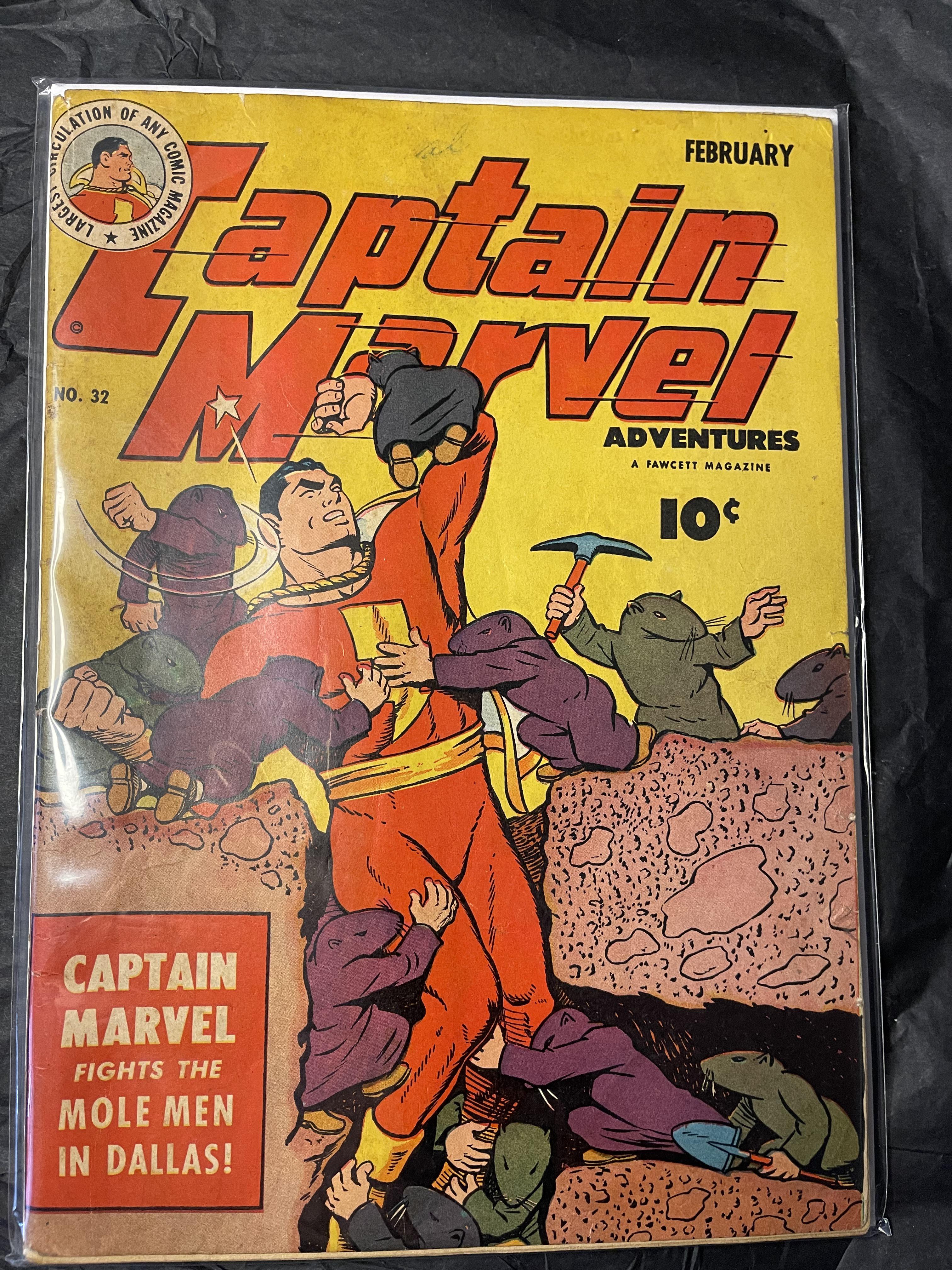 r/comicbookcollecting - My first golden age book. Captain Marvel Adventures #32, 1944