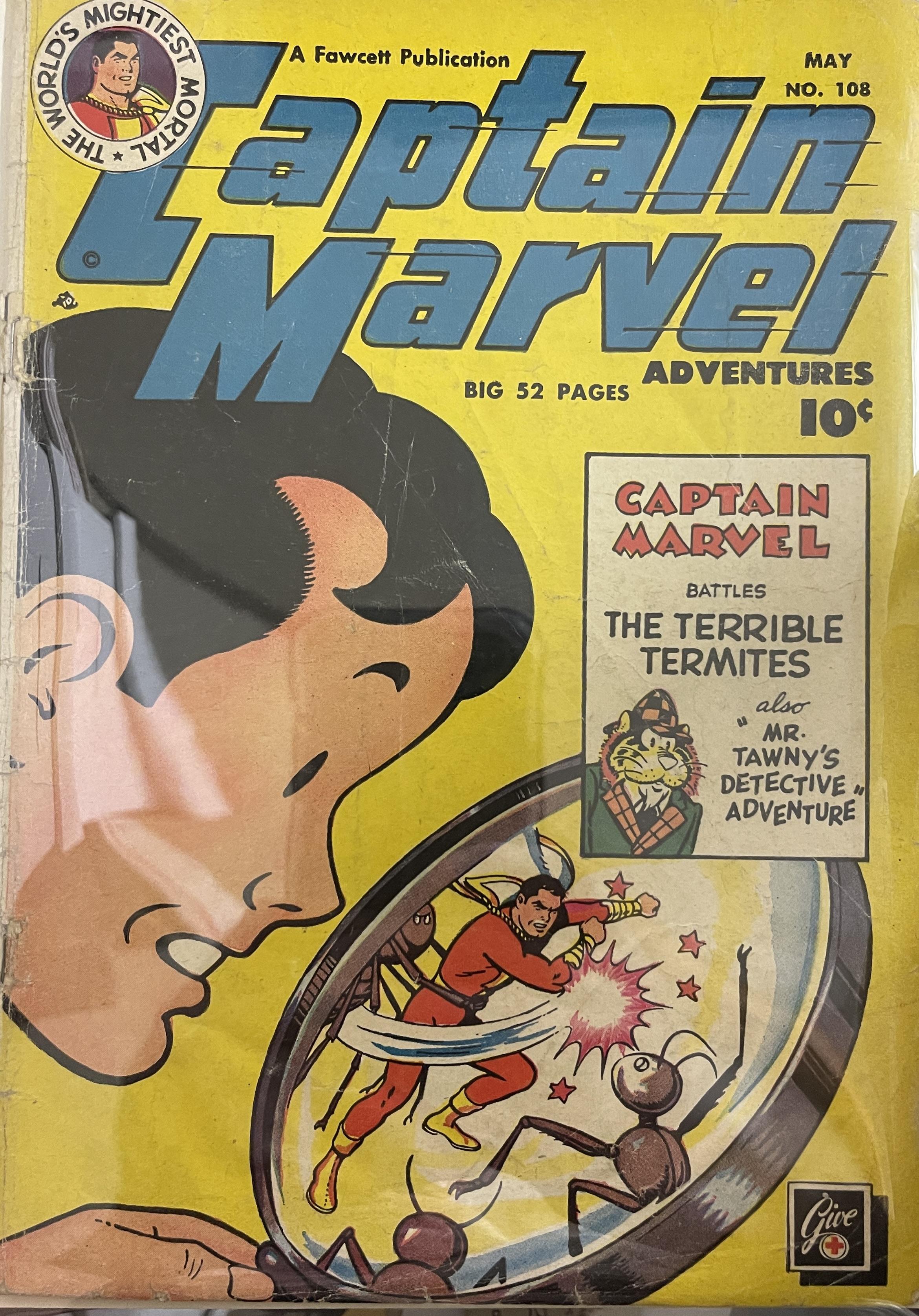 r/comicbookcollecting - Late Golden Age treasure. Captain Marvel Adventures #108 (May 1950).