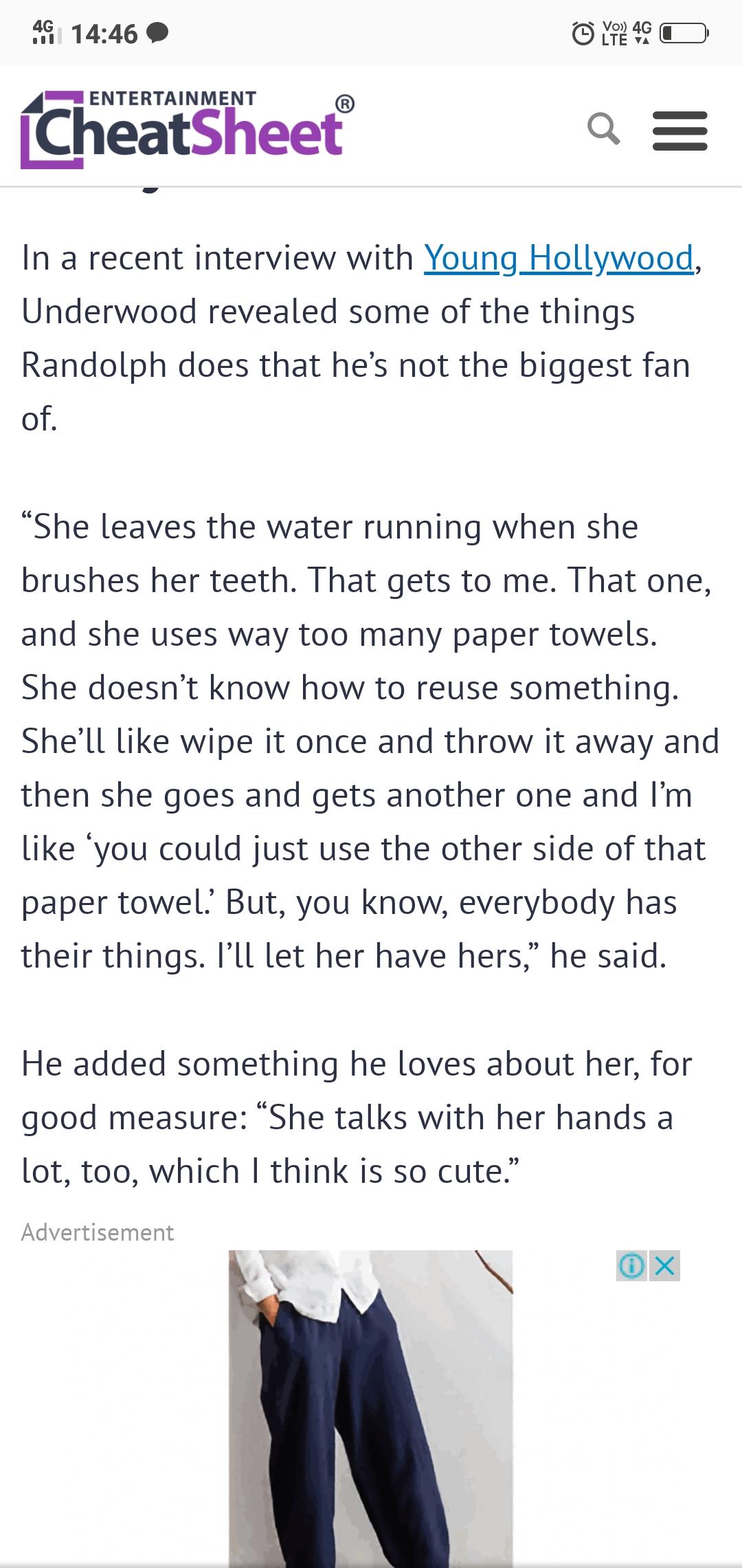 r/thebachelor - Colton Underwood is a hypocrite. He tells no woman should reuse their period underwear and calls it gross. But hates it when Cassie uses a 'paper towel' once. What are your thoughts?