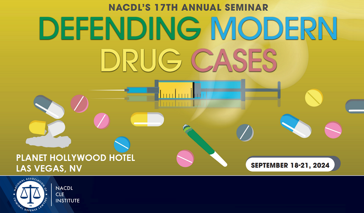 Article 2024 Defending Modern Drug Cases Seminar