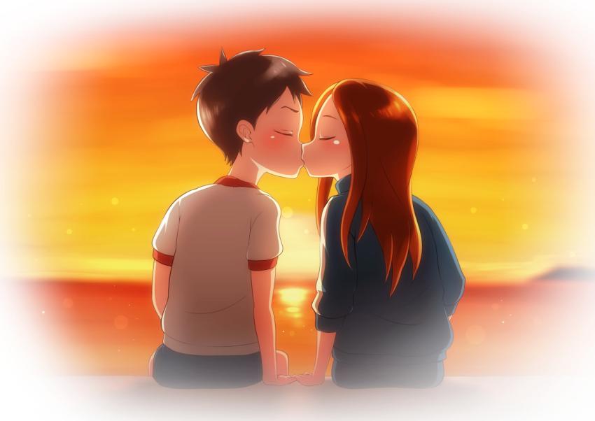 r/wholesomeromance - Kiss at sunset