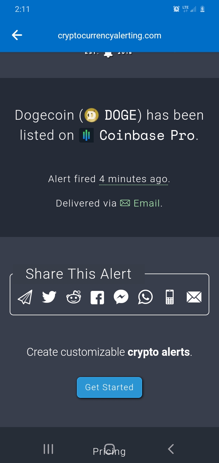 r/dogecoin - $$$$$ coinbase pro!!