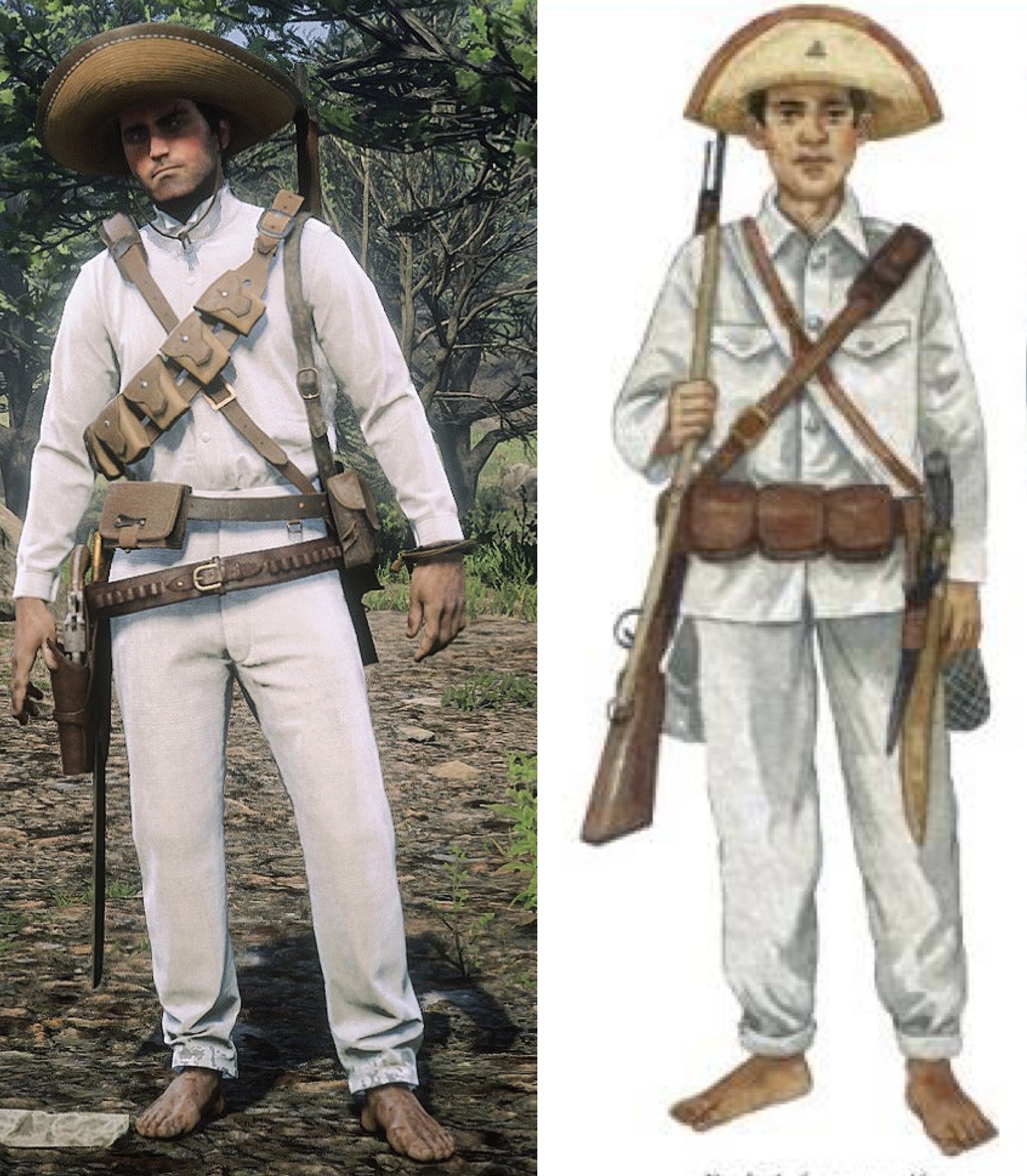 r/reddeadfashion - Phillipines infantry uniform 1898 from the Philippine–American War