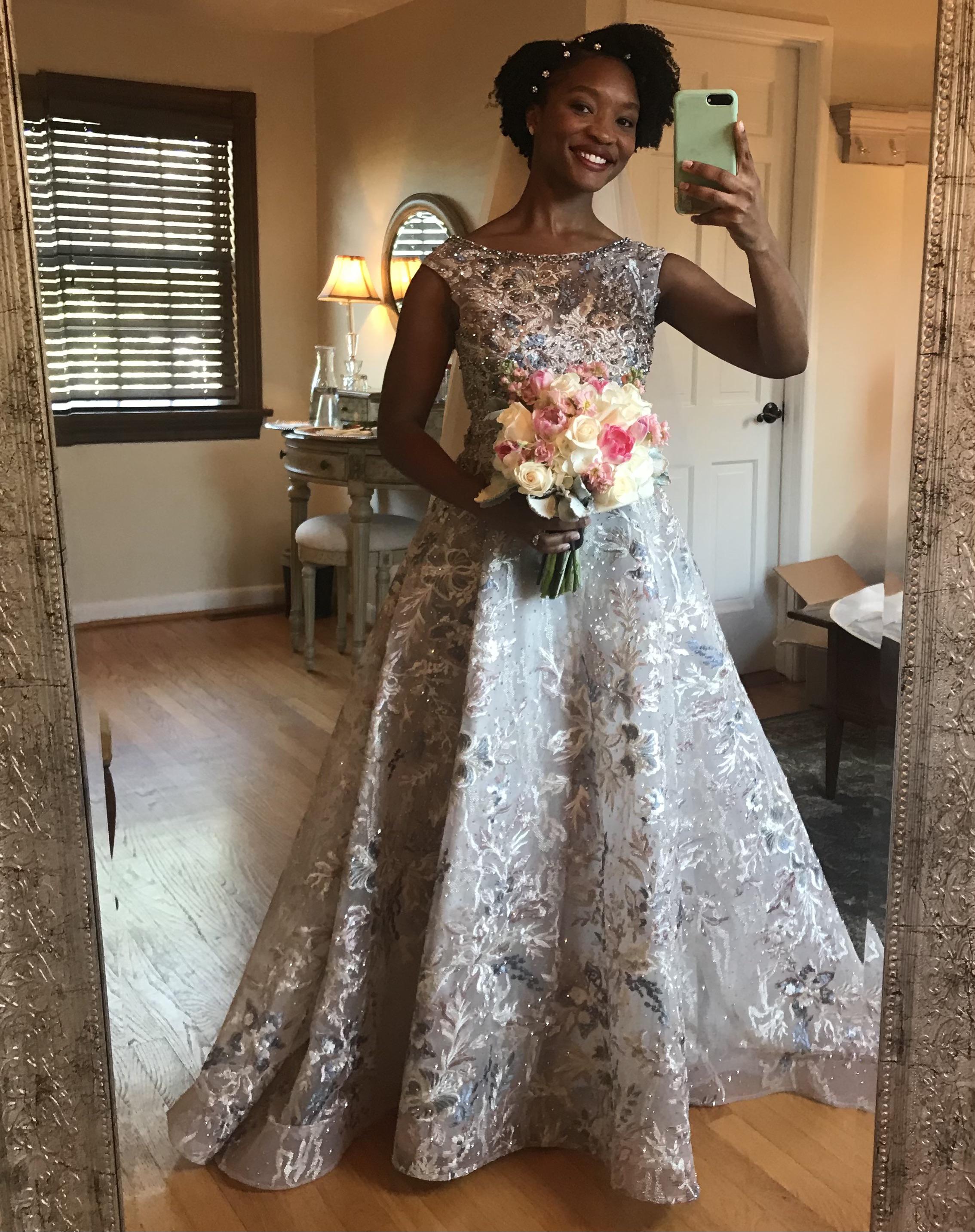 r/weddingdress - Got married this weekend, felt so beautiful in my Poshmark dress!