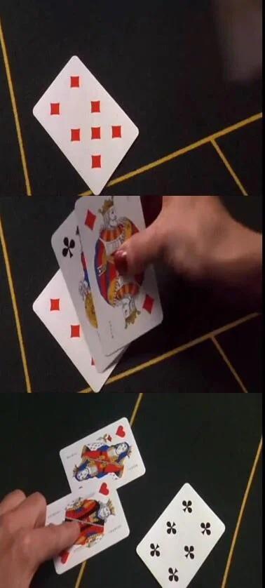 r/MovieDetails - In GoldenEye (1995), Xenia Onatopp's hand when James Bond arrives in the casino is two face cards and a seven, or 007. Bond's final hand when he plays with Xenia is two face cards and a six, or 006.