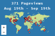 Locations of visitors to this page