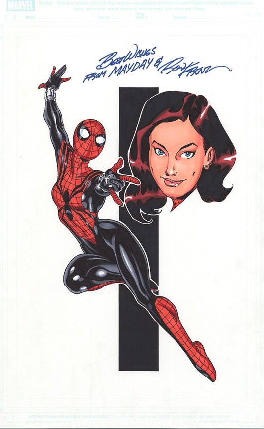 r/comicbooks - Happy birthday to Tom DeFalco! One of the greatest Spider-Man writers and co-creator of Spider-Girl (art by Ron Frenz)