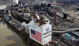 The United States Steel Mon Valley Works Clairton Plant in Clairton, Pennsylvania, is shown on Feb. 26, 2024. (AP Photo/Gene J. Puskar, File)