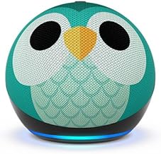 Amazon Echo Dot (5th Gen, 2022 release) Kids | Designed for kids, with parental controls | Owl