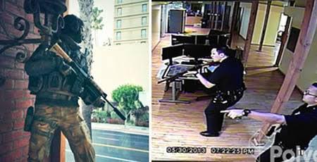 r/BeAmazed - Throwback to 2013 when a game studio's office was raided by the LAPD, and the police got into a standoff with a life-size statue of Ghost.