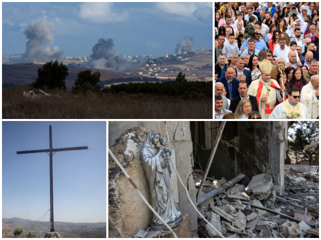 Lebanese Christians Flee Israeli Airstrikes on Their Villages Amidst War with Hezbollah