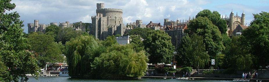 View of Windsor Castle from the River Thames