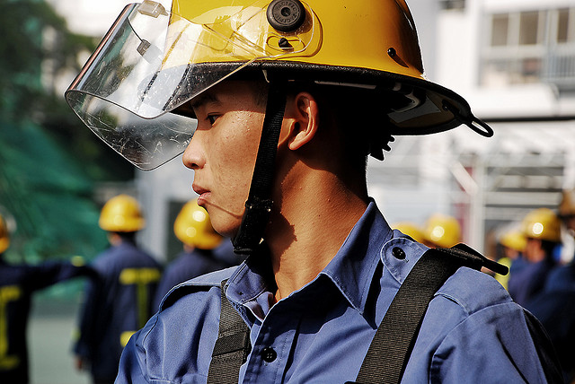 Fireman portrait