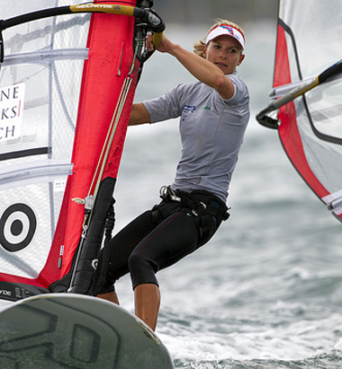 Bryony Shaw, British Windsurfing Medallist in 2008