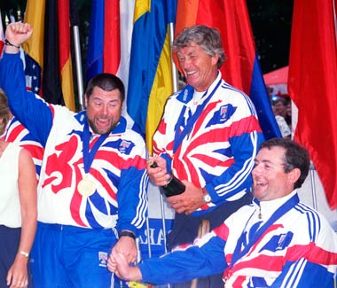 Andy Cassell winning Paralympic Gold