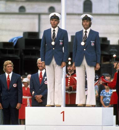 Rodney Pattisson on the Podium