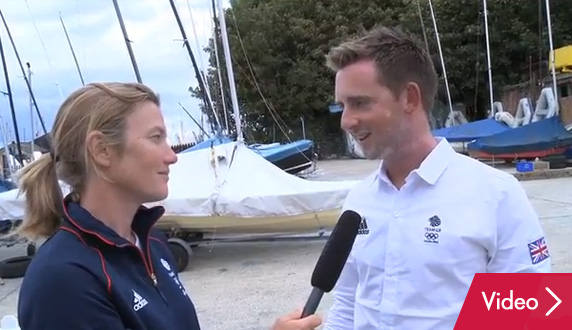 Penny Clark chats with 49er sailor Stevie Morrison