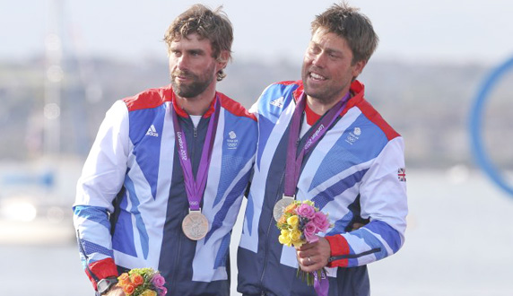 Ian Percy and Andrew Simpson Silver Medal Star London 2012