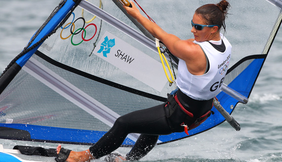 British Windsurfer Bryony Shaw