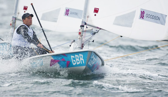 Paul Goodison Team GB Laser Sailor