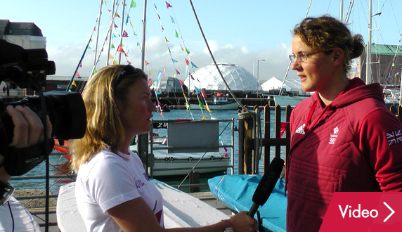 Ali Young talks lake sailing compared to sailing on the Olympic stage