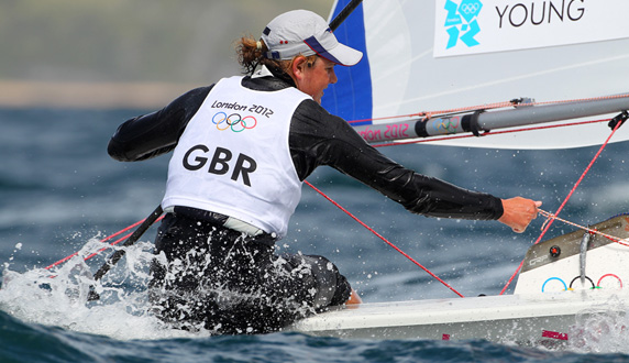 Alison Young Radial for British Olympic Sailing