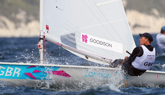 Paul Goodison Team GB Laser Sailor