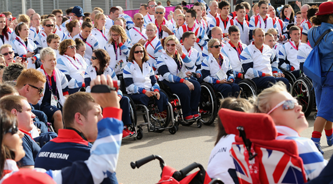 Liz Nicholl sends Good Luck message to ParalympicsGB