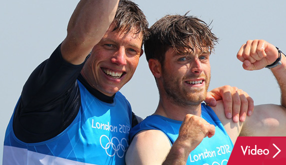 Silver Medal for Luke Patience & Stuart Bithell - London 2012 470 Men