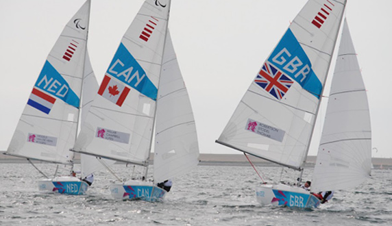 Day 4 British Sonar Sailing Team - Paralympics 2012