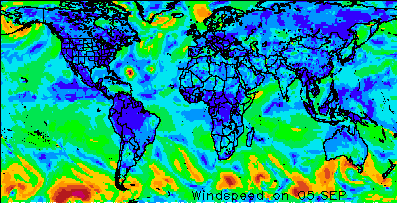 wind forecasts world